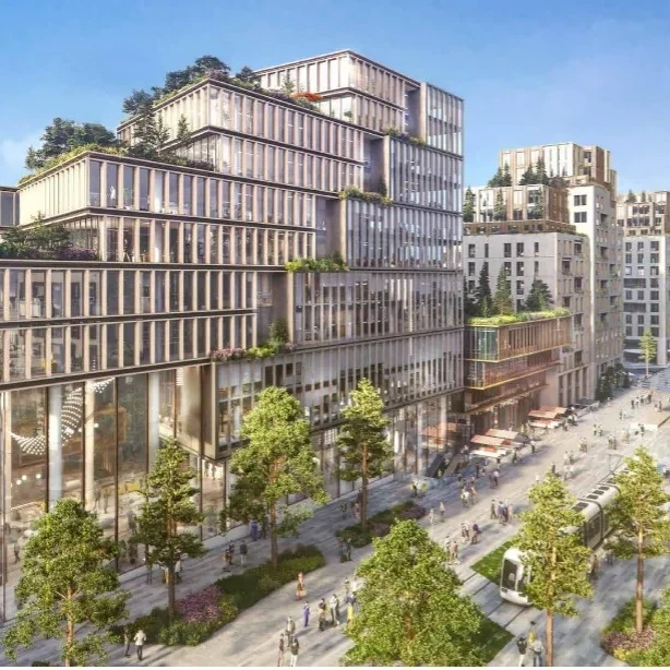 La Place de l’Étoile à Luxembourg, à proximité du projet